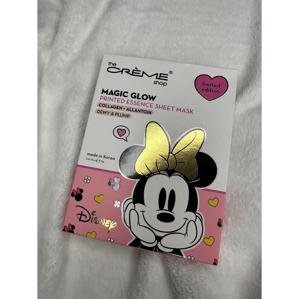 The Crème Shop Magic Glow Sheet Mask Set Of 3 2.65 Fl Oz Minnie Disney Hydrating